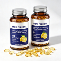 Compléments alimentaires Darwin OEM, huile de poisson végétalienne, oméga-3 6 9, 500 mg, 1000 mg, capsules molles pour hommes, soutien immunitaire et anti-fatigue