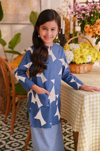 SIPO OEM Vente en gros Malaisie Kurung pour enfants en mousseline de soie, vêtements musulmans, Baju Kurung moderne pour enfants - Product Image 2