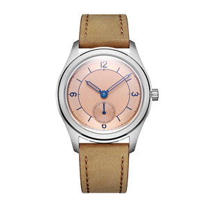 Reloj mecánico con pantalla de esfera analógica automática para hombre, esfera estéril de 38mm, de 22mm ancho de banda, banda de cristal resistente al agua, cuero - Product Image 4