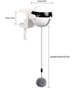 उठाने बिल्ली गेंद खिलौना बिजली इंटरैक्टिव पहेली स्वचालित स्मार्ट पालतू बिल्ली गेंद चिढ़ाने खिलौने पालतू बिजली की आपूर्ति उठाने बिल्लियों गेंदों - Product Image 3