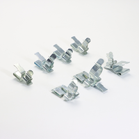 Pinces de bouclier EMC réglables Clip zingué en acier à ressort pour barre omnibus 10*3mm