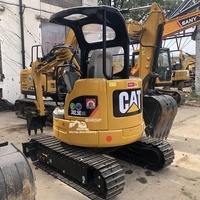 Excavatrice Caterpillar 302.5 d'occasion, fabrication japonaise, 2,5 tonnes, équipement de construction, vente en stock