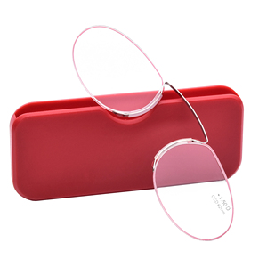 Lunettes de lecture optiques portables fines sans branches, style <span class=keywords><strong>pince</strong></span>-<span class=keywords><strong>nez</strong></span>, pour hommes et femmes - Product Image 1
