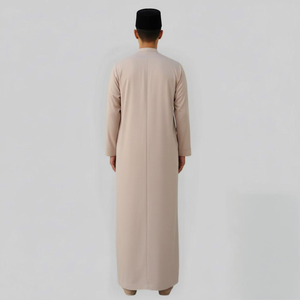 Wholesale Direct Jubah Lelaki Moden Slim Fit Ironless Cey Crepe Kain Sejuk Raya 2025 Ready Stock for Dropshippers - Product Image 4