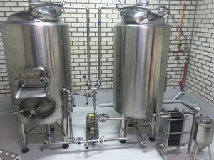Equipo de Cervecería de Acero Inoxidable de 200L-300L, Sistema de Elaboración de Cerveza de Doble Recipiente para Uso en Bares, en Venta - Product Image 2