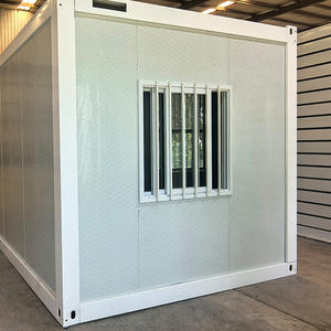 ภาชนะบรรจุลมแบบพับได้พับได้ทำจากแก้วสำหรับ<span class=keywords><strong>บ้าน</strong></span>ลมและแผ่นดินไหวหน้าจอสีฟ้าแบบปรับแต่งได้ - Product Image 4