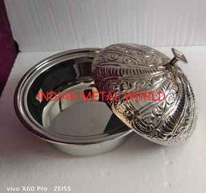 = Nouveau Concept équipement de Chef Chafing plat de mariage récipient de nourriture Pot d'affichage décoration Casserole cuivre laiton Chafing plat - Product Image 1