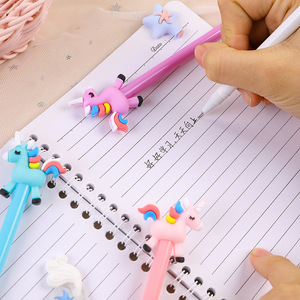 Penne Gel Nere Neutre da 0,5 mm per Studenti e Ufficio con Punta in Gomma Morbida, Articolo Premio per Cartoleria per la Scrittura - Product Image 3