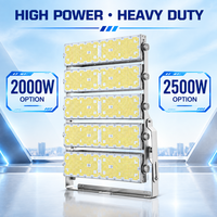 Projecteurs LED rotatifs multi-têtes Zero Dark Zone 2000W 2500W pour poteaux de stades sportifs
