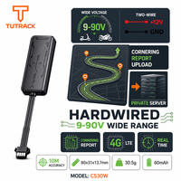 Traceur GPS pour moto, vélo électrique, scooter et véhicule, câblé, large plage de tension 9-90V, pour déploiement sur serveur privé, avec fonction de suivi de virages et de téléchargement de rapports