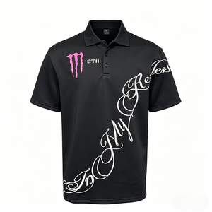 เสื้อโปโลชายคุณภาพสูงแบบสั่งทำพิเศษ แขนสั้น แห้งเร็ว ระบายอากาศได้ดี - Product Image 1