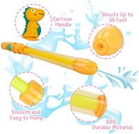 Vente en gros de jouets d'été à tirer, pistolets à eau dinosaure et licorne, canon à eau