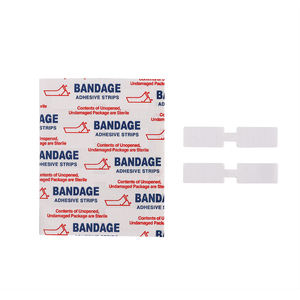 Bandes de pansement stériles à fermeture papillon - Bandes adhésives pour la fermeture des plaies cutanées avec coussinet anti-adhésif - Product Image 1