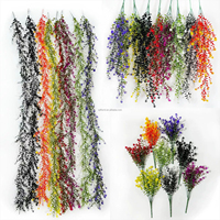 Plantes artificielles en gros L15 pour intérieur et extérieur, fausses lianes, feuillage artificiel, feuilles de lierre, plantes murales artificielles pour décorations de plafond