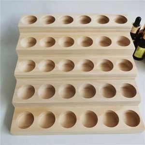 Custom Wooden Box Storage Rack for Essential Oils Nail Polish Cosmetics Perfume Bottles Organizer <b>Wall</b> Sign Wood Crafts - Product Image 3