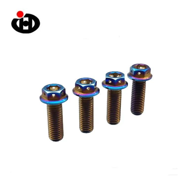 High Quality Titanium Hex Flange Bolt For Motorcycle