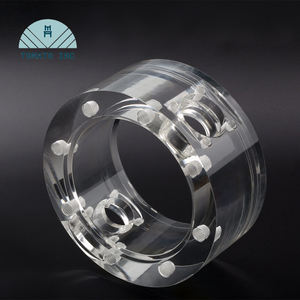 Tubes en verre acrylique organique transparent PMMA à cinq axes CNC personnalisés en usine, flexibles, durables, écologiques pour tunnel - Product Image 4