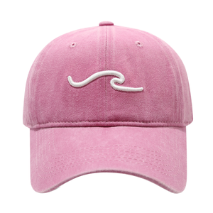 หมวกเบสบอลเดนิมวินเทจแบบดั้งเดิม ลุคยับๆ สไตล์ Dad Hat พร้อมปักโลโก้แบบกำหนดเองบนหมวก Trucker สีเทา - Product Image 4