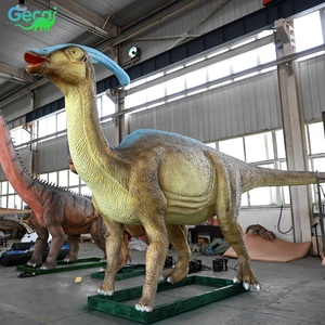 Modèle animatronique de Parasaurolophus du parc à dinosaures Gecai Jurassic à vendre pour les zoos et les zones touristiques - Product Image 1