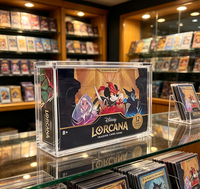 Étui de présentation en acrylique transparent anti-UV de qualité supérieure pour boîte de boosters Lorcana TCG Chapter