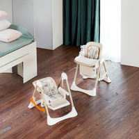 Chaise haute multifonctionnelle réglable en plastique Babybetter B8121, vente chaude, avec plateau pour bébés et tout-petits de 2 à 4 ans, pour l'alimentation