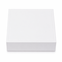 Boîte d'expédition blanche personnalisée avec impression couleur du logo, boîte d'emballage en carton pour le commerce électronique, pour les petites entreprises, la marque, la vente en gros