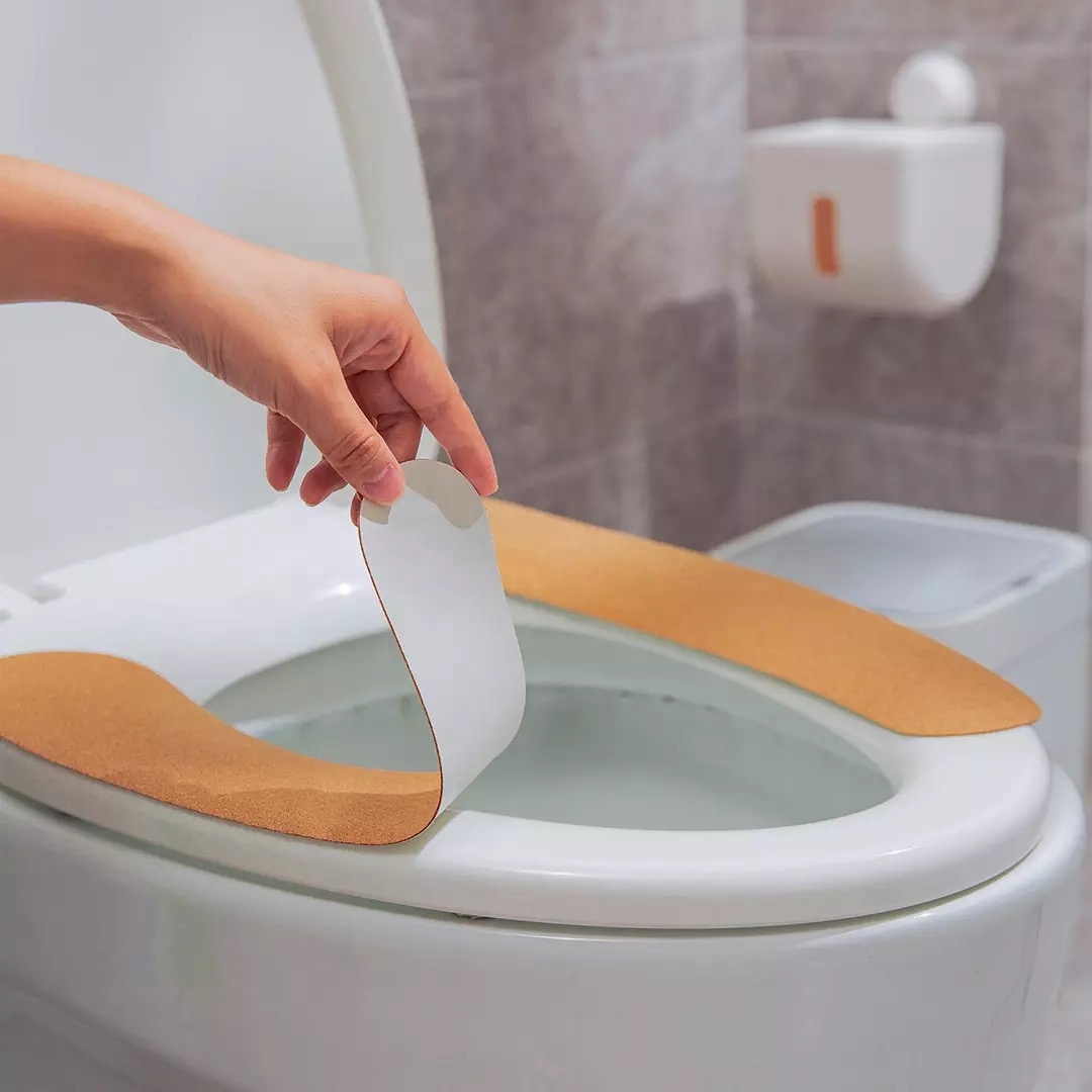 Мягкая подушка на сиденье унитаза для ванной комнаты, самоклеящаяся, подогревающая, моющаяся, здоровая накладка на сиденье унитаза