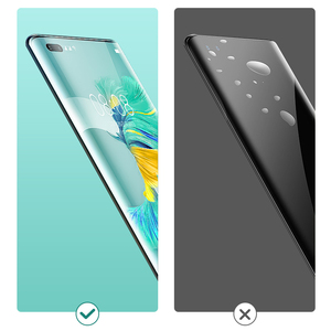 Film de protection d'écran incurvé incassable avec logo personnalisé, 3D Nano 9H HD UV, film de protection d'écran en verre électro-plaqué pour les magasins de réparation mobiles - Product Image 4