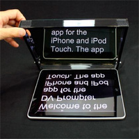 Vente chaude basse fer Extra clair téléprompteur verre 3mm séparateur de faisceau verre miroir Transparent