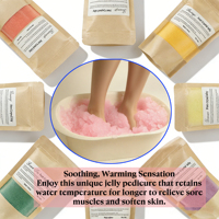 Gel cristallin hydratant pour pédicure et manucure, produit de spa pour les pieds, bain de pieds relaxant, directement de l'usine