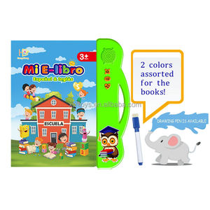2023 Kiddies Educational E-Book Machine Fun Language <strong>Learning</strong> for Toddlers English Spanish Alphabet Sound Made Durable Plastic - Product Image 3
