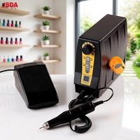 Machine à ongles portable en plastique JD5500B - Manucure et pédicure professionnelles, moteur à balais haute vitesse 35000 tr/min, certifiée CE US/UE