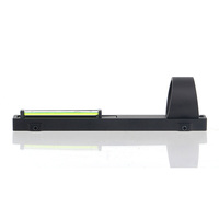 FOCUHUNTER Viseur à fibre optique vert léger 1x28 point vert rouge avec monture de 11mm et accessoires de chasse