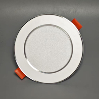Spot LED encastré COB industriel IP44, boîtier en aluminium, corps de lampe en plastique, anti-éblouissement, 5W, dimmable, haute luminosité