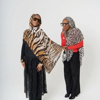 Hijabs de luxe pour femmes musulmanes, foulard en coton de luxe, faible MOQ, vente en gros, réponse rapide, imprimé tigre pour femmes musulmanes