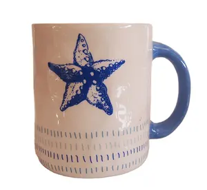 Serie Ocean Dipinto A Mano Tazze di Caffè di Ceramica Tazze da Tè di Latte Creativo Animali In Porcellana Drinkware Regalo