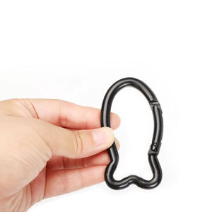 8 # Hebilla de suspensión rápida de aleación de aluminio en forma de pez grande Montañismo al aire libre Hebilla ligera - Product Image 5