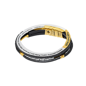 Fashion <b>Beaded</b> <b>Bracelet</b> 316L Stainless Steel PVD <b>Gold</b> Plating Sustainable Resistant - Product Image 2