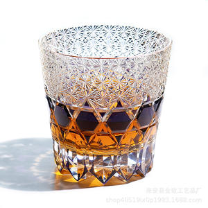 Edo cheko ถ้วยไวน์วิสกี้สำหรับใช้ในครัวเรือนพร้อมกล่องของขวัญแก้วช๊อตแก้วฟลูออไรต์แกะสลักด้วยมือสไตล์ญี่ปุ่น - Product Image 6