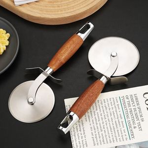 Stainless Steel Foldable <b>Roller</b> Round Knife Cut Crust Pizza Cutter Hotel Home Special Tools Commercial 430 Material <b>Blade</b> - Product Image 2