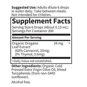 น้ำมันออร์แกนิกจากออริกาโนป่าแบบหยด 30 มล. พร้อมคาร์วาครอล 60% และไทโมล 2% น้ำมันออริกาโนเหลวบรรจุภัณฑ์แบบ OEM - Product Image 2