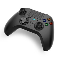 Manette de Jeu Sans Fil Double Vibration Personnalisable avec Lumière RGB, Contrôle Tactile et Six Axes pour PC