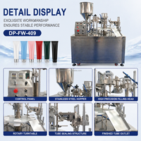 Machine de remplissage et de scellage de tubes souples DEEPACK pour projets d'emballage en tubes souples pour petites usines