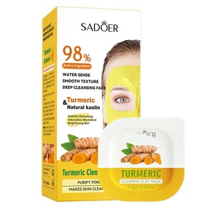 Mascarilla Facial de Arcilla Orgánica Personalizada con Tu Propio Logotipo, Té <span class=keywords><strong>Verde</strong></span>, Jengibre y Centella Asiática, Fácil de Llevar y Limpiar - Product Image 5