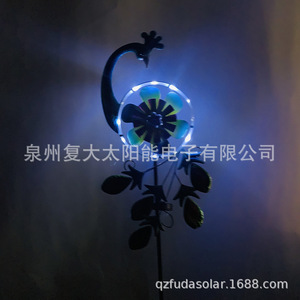 Lámpara Solar Decorativa para Jardín con Forma de Pavo Real, con LED, Resistente al Agua, con Garantía de 2 Años - Product Image 2
