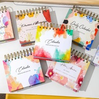 Papier d'art imprimé de calendrier de l'avent mensuel édition entreprise