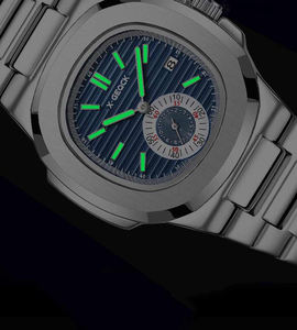 Reloj de Hombre Moderno, Reloj de Cuarzo de Lujo, Deportivo, Resistente al Agua, Multifuncional, con Luz Nocturna - Product Image 2