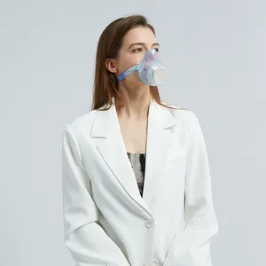 Nuevo producto Máscara industrial Ciclismo Filtro Distribuidores Venta al por mayor Contaminación respiratoria PM 2,5 Máscara