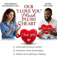 Mainan Musik Interaktif Hari Valentine, Boneka Plush Elektrik dengan Sensor Tubuh, Mode Tunggal & Ganda, Boneka Plush Lembut Berbentuk Hati