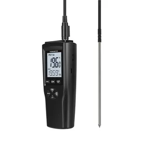 Termómetro de un Solo Canal HEDAO YET-710L, Sondas de Resistencia de Platino PT100/PT1000 Opcionales, Registro de Datos, Calibración Multipunto - Product Image 3